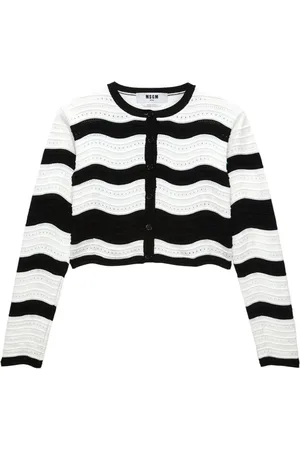 Msgm Cárdigan con motivo de ondas