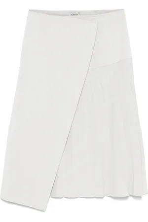 MRZ Falda midi con diseño cruzado