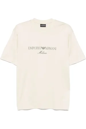 Emporio Armani Playera con logo bordado