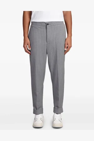 Sergio Tacchini Pantalones con estampado de rayas diplomáticas