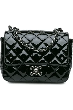 CHANEL Bolsa crossbody Mini Square Classic Patent Single Flap 2016-2017