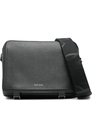 Paul Smith Mochila tipo mensajero con logo en relieve