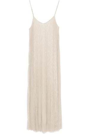 Kaos Vestido midi con detalle de pliegues