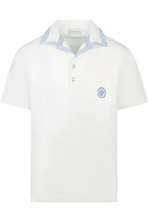 Drôle de Monsieur Playera tipo polo con logo
