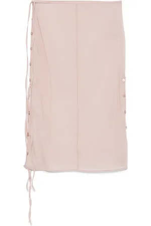 Low Classic Falda midi con botones