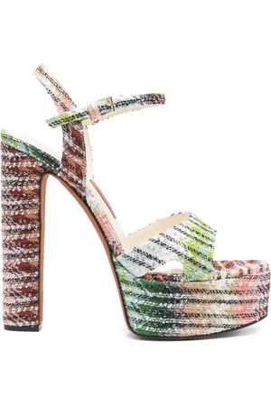 Missoni Sandalias con lentejuelas y tacón de 145mm