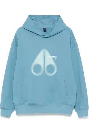 Moose Knuckles Hoodie con logo estampado