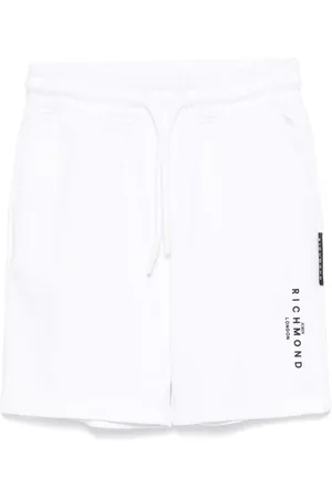 John Richmond Shorts con logo engomado