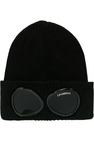 C.P. Company Gorro tejido de canalé con detalle Goggles