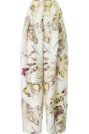 GENNY Pantalones palazzo con estampado floral
