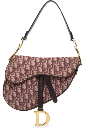 Dior Bolsa de hombro Oblique Canvas Saddle Bag 2018