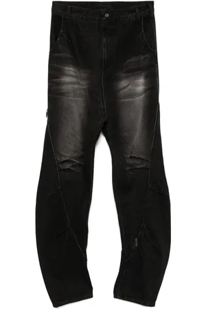 Ader Error Jeans con diseño curvo