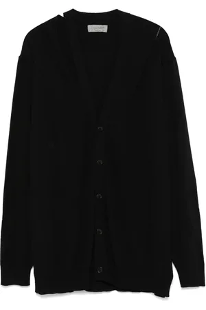 YOHJI YAMAMOTO Cárdigan con cuello en V