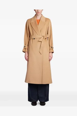 Tommy Hilfiger Abrigo con doble botonadura y cinturón