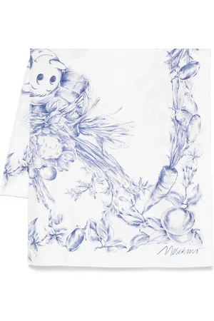 Moschino Mascada con estampado estilo boceto