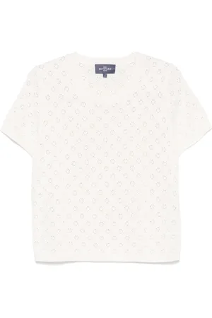 ERIC BOMPARD Playera de tejido calado