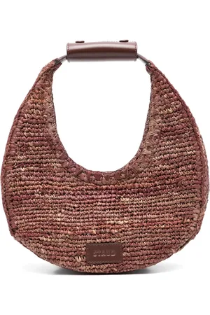 Staud Tote de rafia Moon