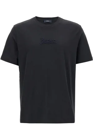 HERNO Playera con logo bordado