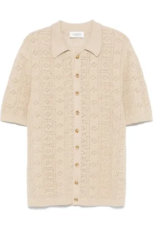 LANEUS Camisa de tejido flojo