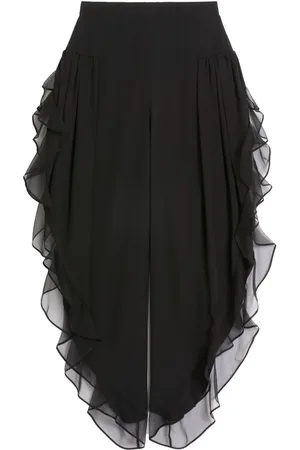 VALENTINO GARAVANI Pantalones georgette