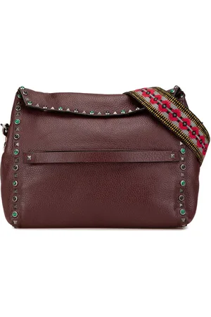 VALENTINO GARAVANI Bolsa crossbody Leather Rockstud Rolling Messenger Bag 2018-2024