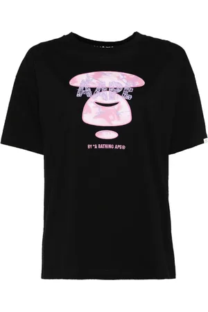 A Bathing Ape Playera con logo bordado