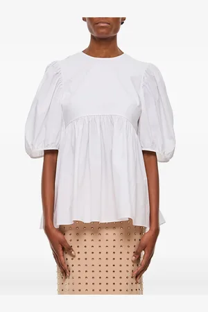 Cecilie Bahnsen Blusa Anisha en algodón