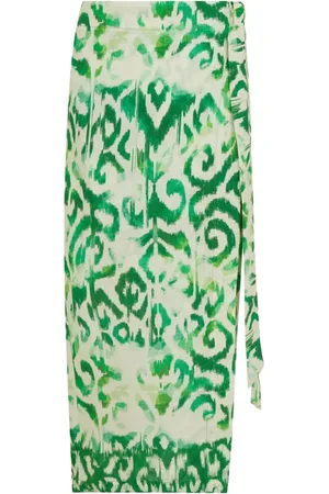 Lenny Niemeyer Falda midi con estampado abstracto