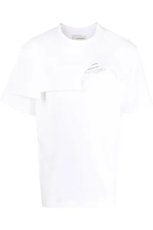 Feng Chen Wang Playera con cuello doble