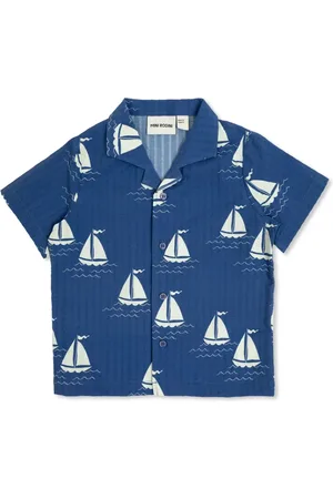 Mini Rodini Camisa Sailing Boats