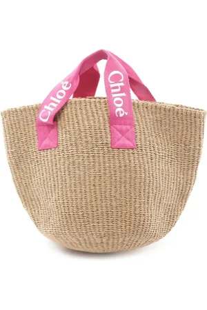 Chloé Bolsa de mano de rafia de x Mifuko 2020