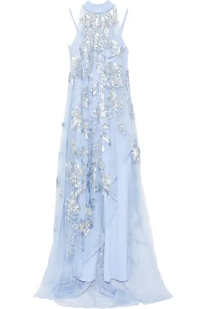 Saiid Kobeisy Jumpsuit de crepé con detalle de mostacillas