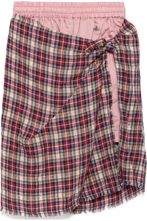 Vivienne Westwood Bermudas con cuadros estampados