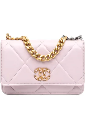 CHANEL Bolsa satchel Quilted Lambskin 19 Wallet on Chain 2021