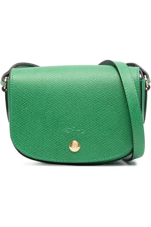 Longchamp Bolsa crossbody con logo en relieve
