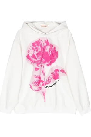 Marni Hoodie Collage Flowers