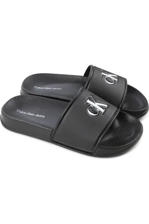 Calvin Klein Flip flops con logo en relieve