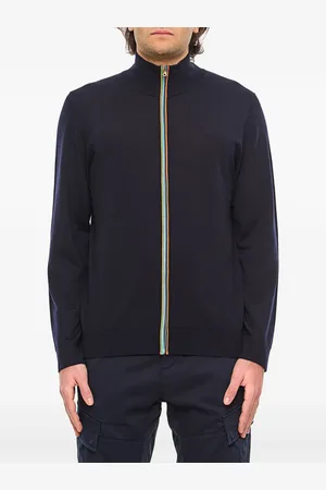 Paul Smith Cárdigan con ribete Artist Stripe