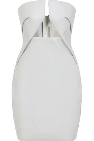 Rick Owens Vestido corto con aberturas