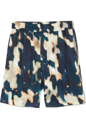 LANEUS Bermudas con estampado gráfico