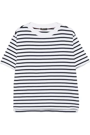 Loro Piana Playera con rayas estampadas