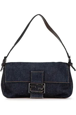 Fendi Bolsa de hombro Denim Baguette 2000-2010