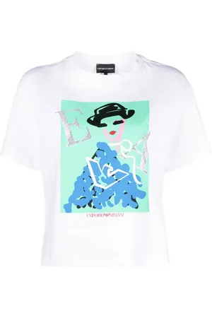 Emporio Armani Playera con estampado gráfico