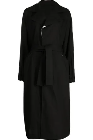 YOHJI YAMAMOTO Gabardina con cinturón