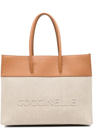 Coccinelle Tote con logo en relieve