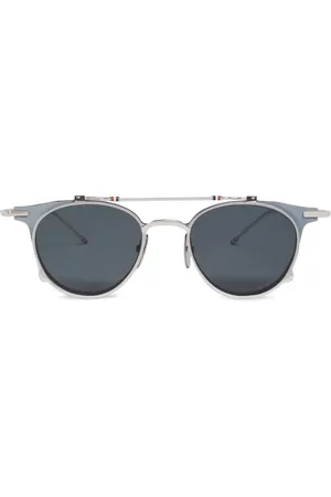 Thom Browne Lentes de sol con armazón redonda