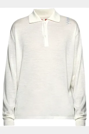 Marni Playera tipo polo con logo bordado
