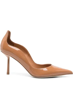 LE SILLA Zapatillas de charol con tacón de 80mm