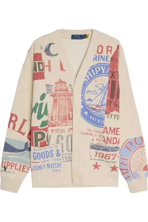 Ralph Lauren Cárdigan estampado con diseño patchwork