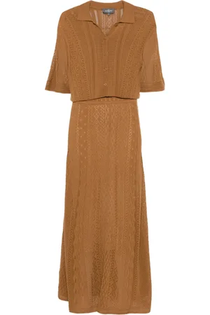 ERIC BOMPARD Vestido polo de tejido calado